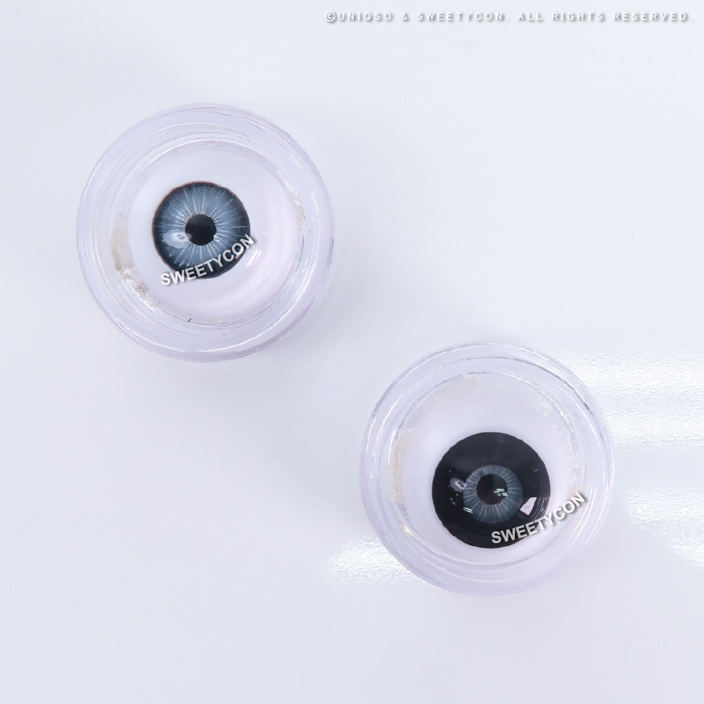 Sweety Crazy Solid Black (1 lens/pack)-Crazy Contacts-UNIQSO EU