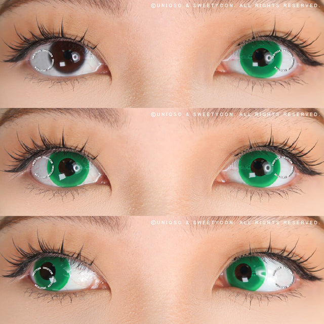 Sweety Crazy Solid Green (1 lens/pack)-Crazy Contacts-UNIQSO EU