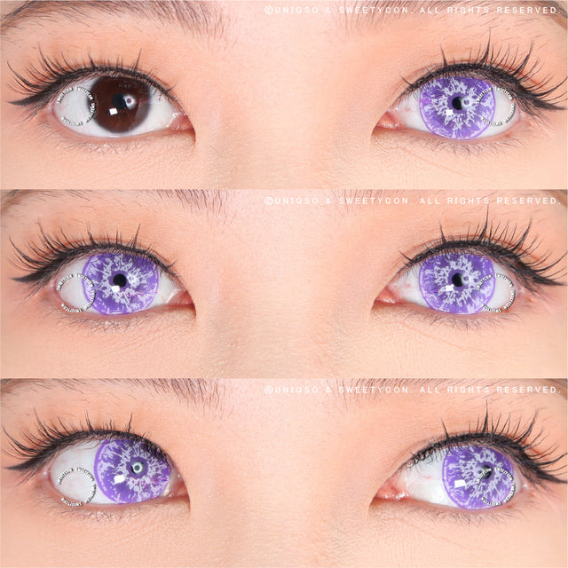 Sweety Crazy White Walker Violet (1 lens/pack)-Crazy Contacts-UNIQSO EU