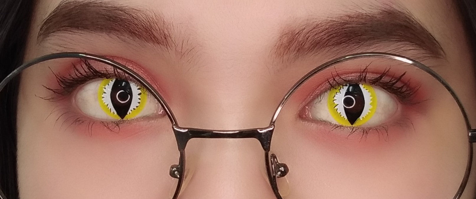 Sweety Crazy Yellow Dragon (1 lens/pack)-Crazy Contacts-UNIQSO EU