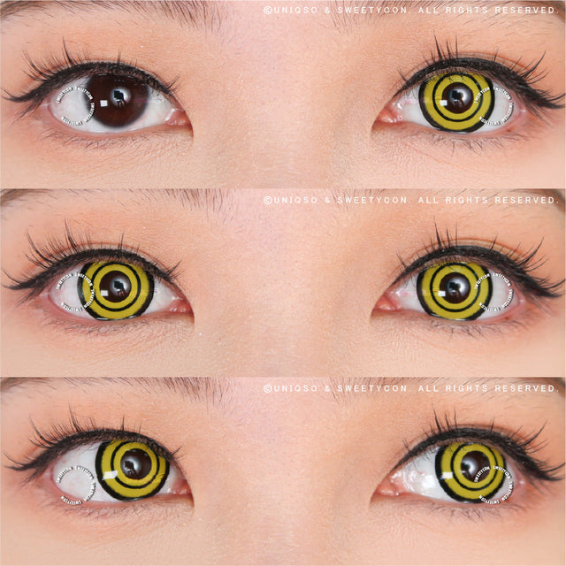 Sweety Crazy Yellow Rings V3 (1 lens/pack)-Crazy Contacts-UNIQSO EU