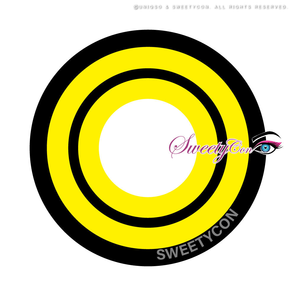 Sweety Crazy Yellow Rings V3 (1 lens/pack)-Crazy Contacts-UNIQSO EU