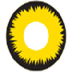 Sweety Crazy Yellow Werewolf (1 lens/pack)-Crazy Contacts-UNIQSO EU