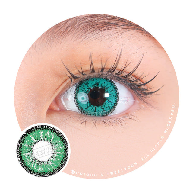 Sweety Crazy Zombie Green (1 lens/pack)-Crazy Contacts-UNIQSO EU