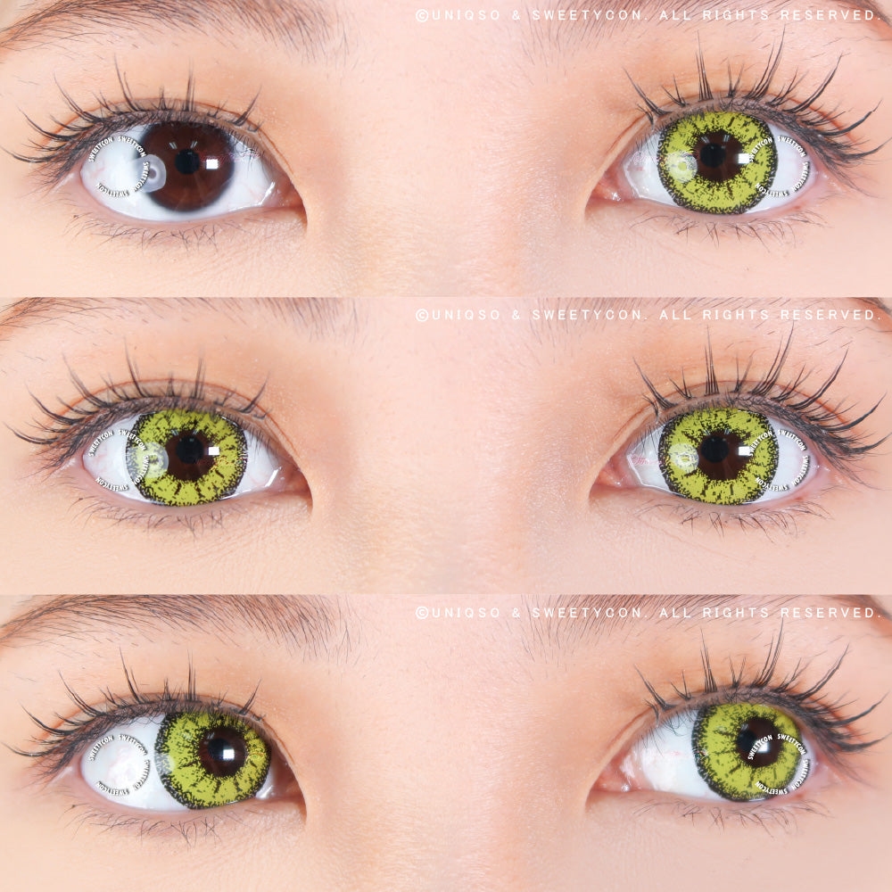 Sweety Crazy Zombie Yellow (1 lens/pack)-Crazy Contacts-UNIQSO EU