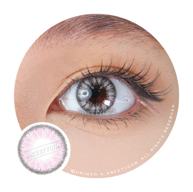 Sweety Crystal Pink (1 lens/pack)-Colored Contacts-UNIQSO EU