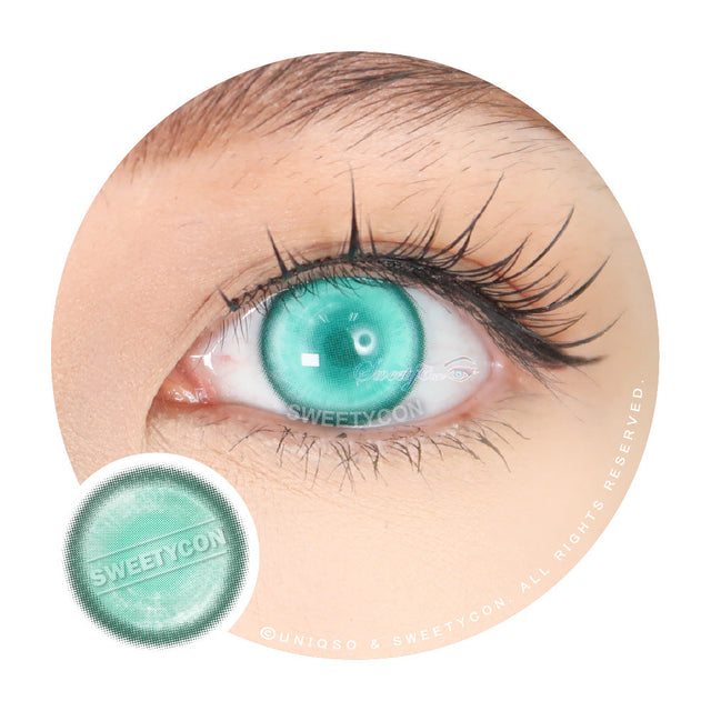 Sweety Delulu Green (1 lens/pack)-Colored Contacts-UNIQSO EU