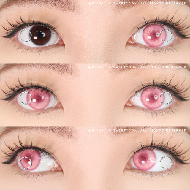 Sweety Delulu Pink (1 lens/pack)-Colored Contacts-UNIQSO EU