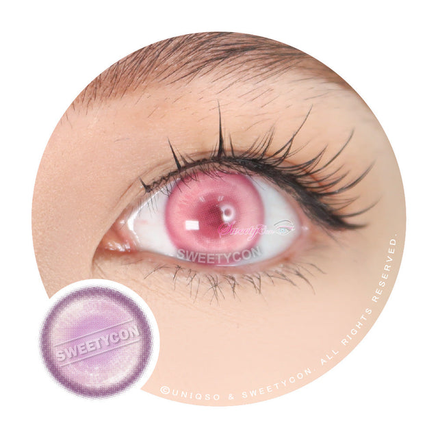 Sweety Delulu Pink (1 lens/pack)-Colored Contacts-UNIQSO EU