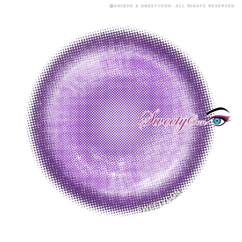 Sweety Delulu Violet (1 lens/pack)-Colored Contacts-UNIQSO EU