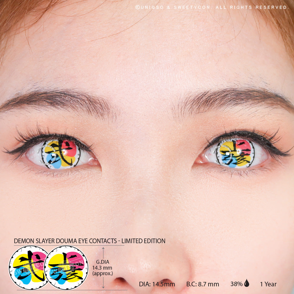 Sweety Demon Killer Upper Moon 2 (2 lenses/pack)-Colored Contacts-UNIQSO EU
