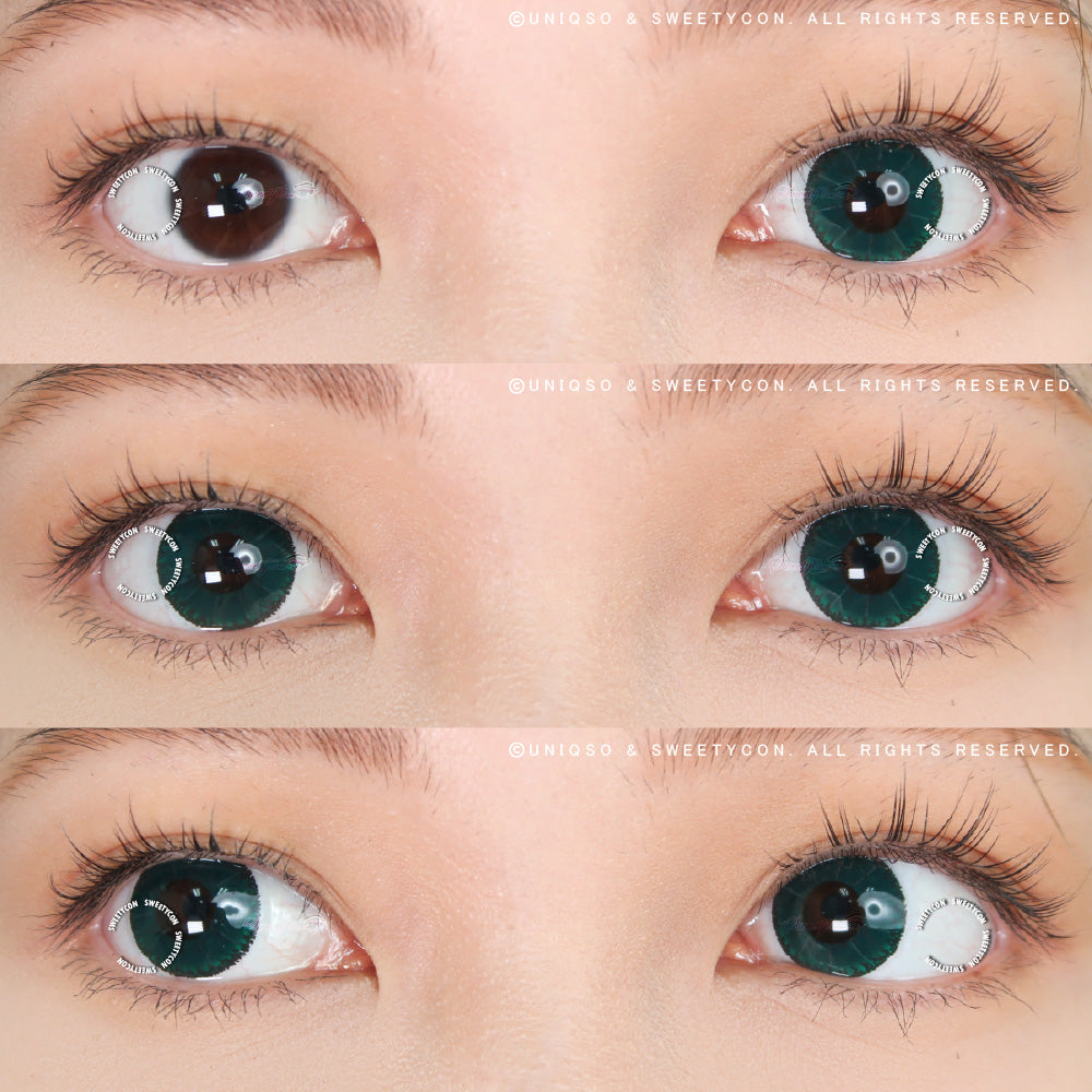 Sweety Devil Green (1 lens/pack)-Colored Contacts-UNIQSO EU