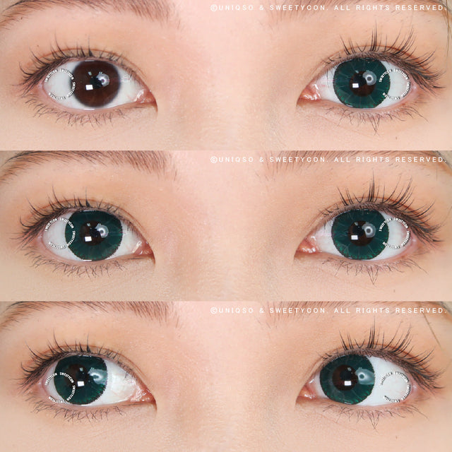 Sweety Devil Green (1 lens/pack)-Colored Contacts-UNIQSO EU