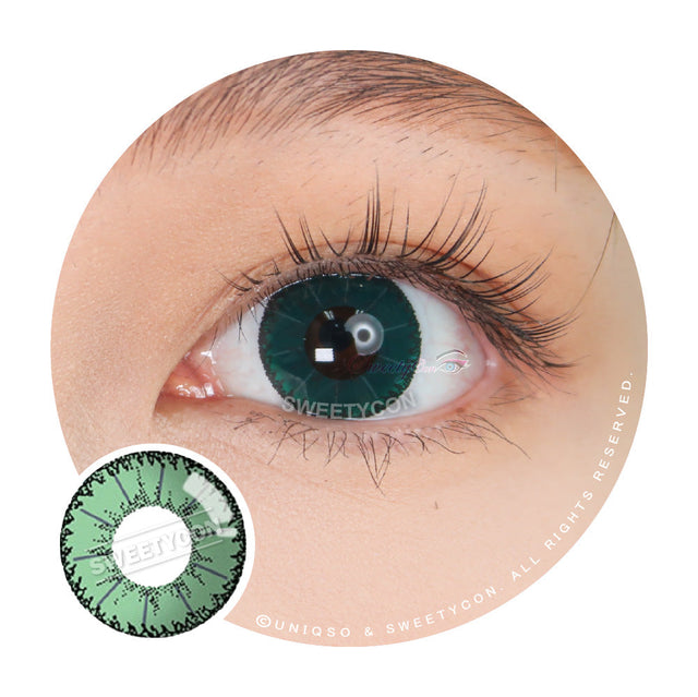 Sweety Devil Green (1 lens/pack)-Colored Contacts-UNIQSO EU
