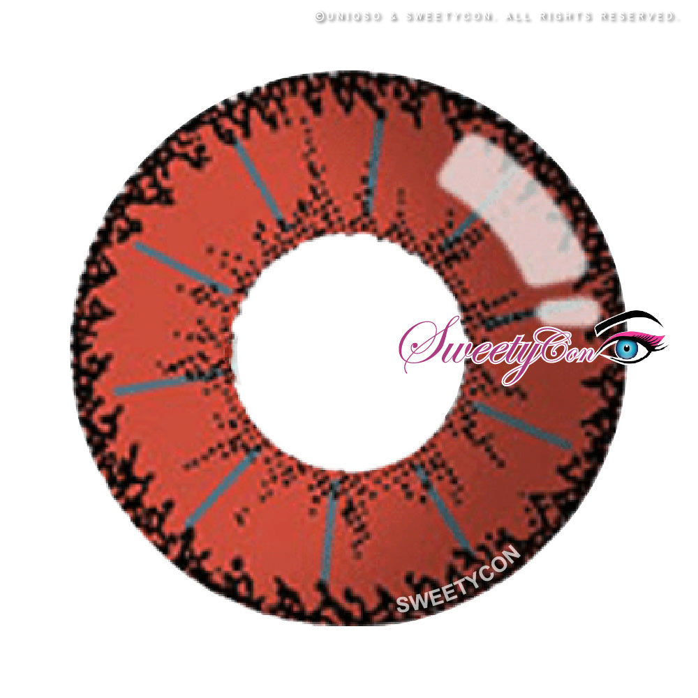 Sweety Devil Red (1 lens/pack)-Colored Contacts-UNIQSO EU