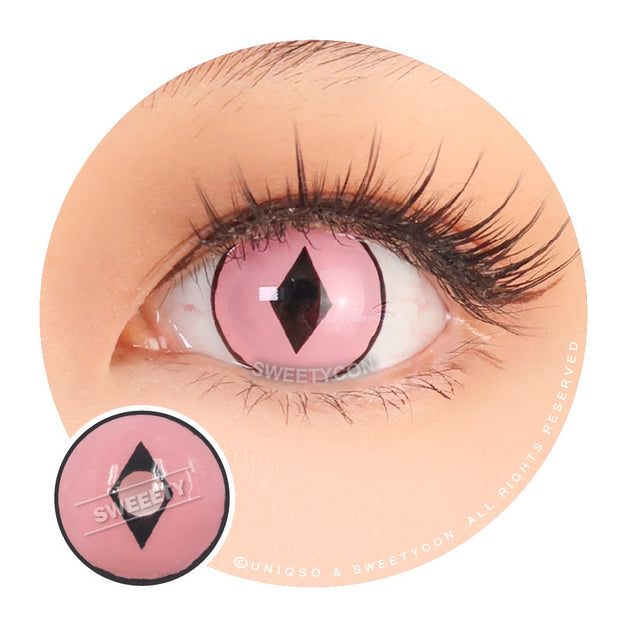 Sweety Diamond Pink (1 lens/pack)-Colored Contacts-UNIQSO EU