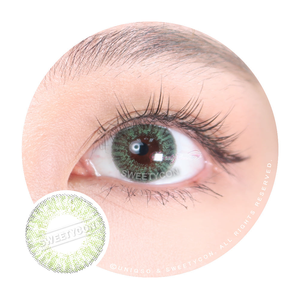 Sweety Emerald colored contacts