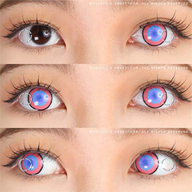 Sweety Crazy Neon Eclipse (1 lens/pack)-Colored Contacts-UNIQSO EU