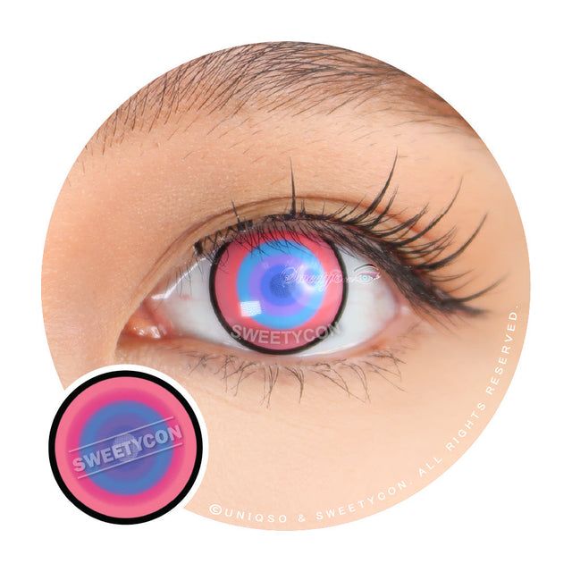 Sweety Crazy Neon Eclipse (1 lens/pack)-Colored Contacts-UNIQSO EU