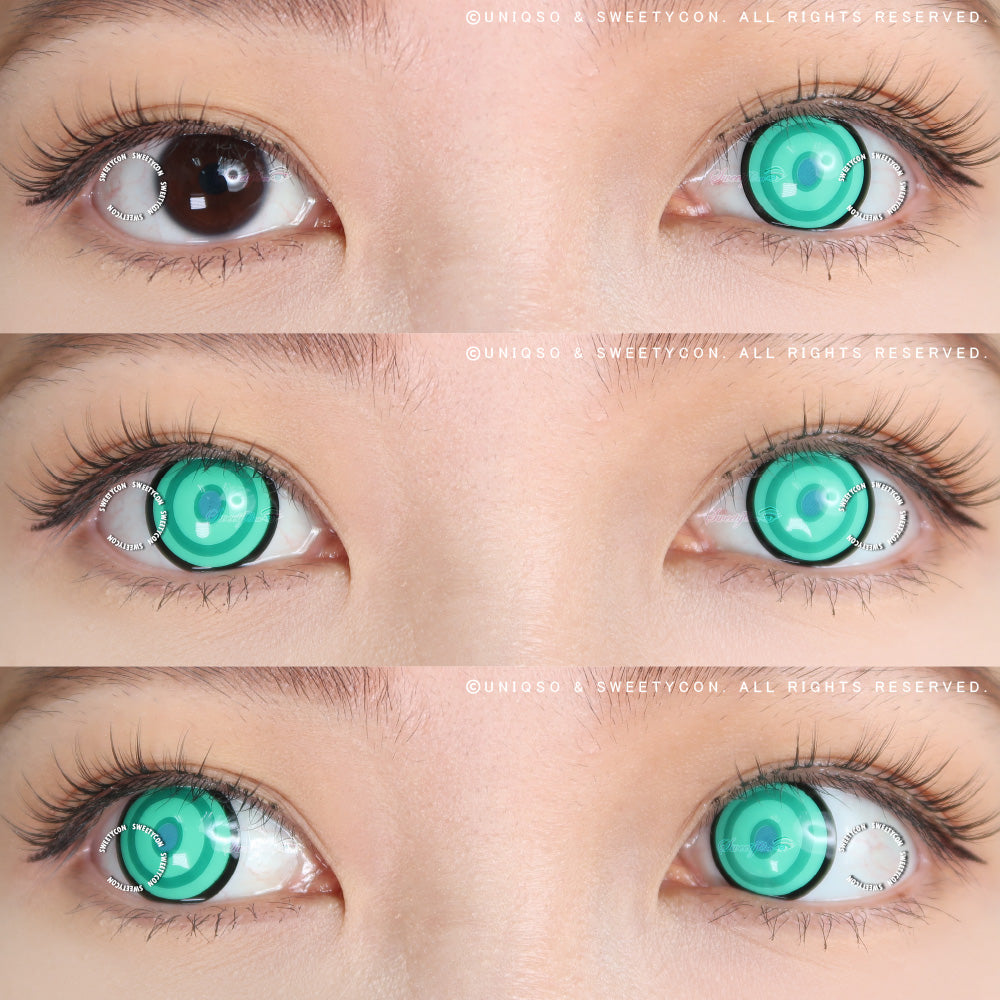 Sweety Crazy Green Ring (1 lens/pack)-Colored Contacts-UNIQSO EU