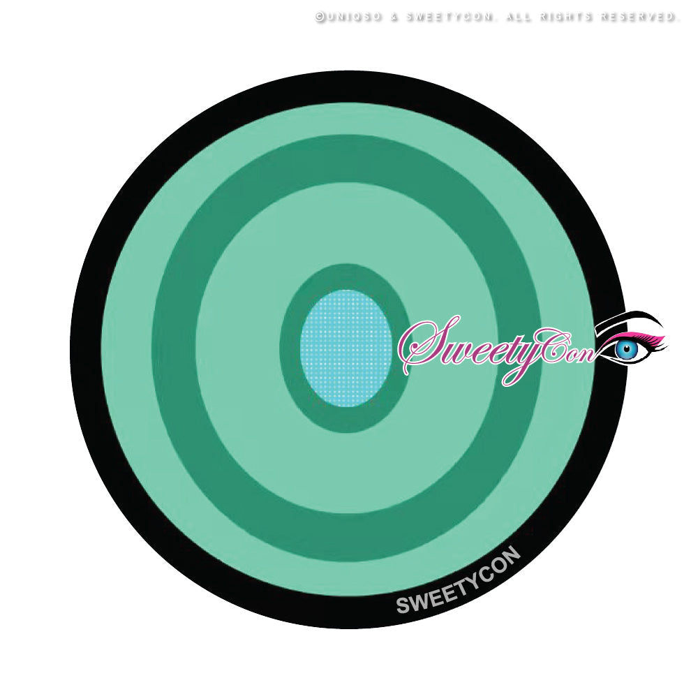 Sweety Crazy Green Ring (1 lens/pack)-Colored Contacts-UNIQSO EU