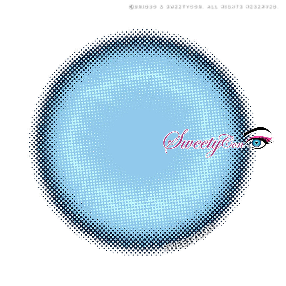 Sweety Glass Ball Blue (1 lens/pack)-Colored Contacts-UNIQSO EU