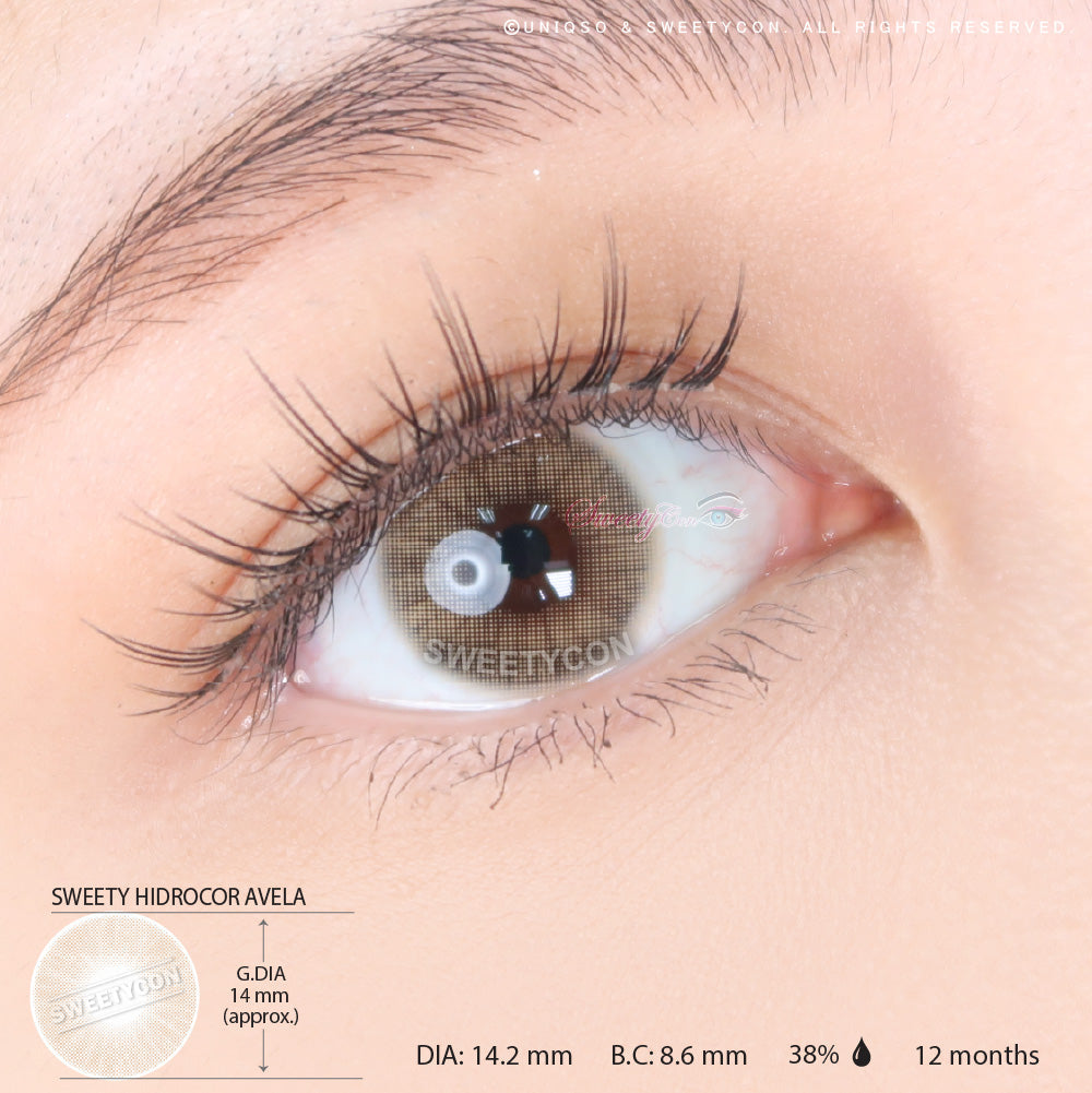 Sweety Hidrocor Avela (1 lens/pack)-Colored Contacts-UNIQSO EU