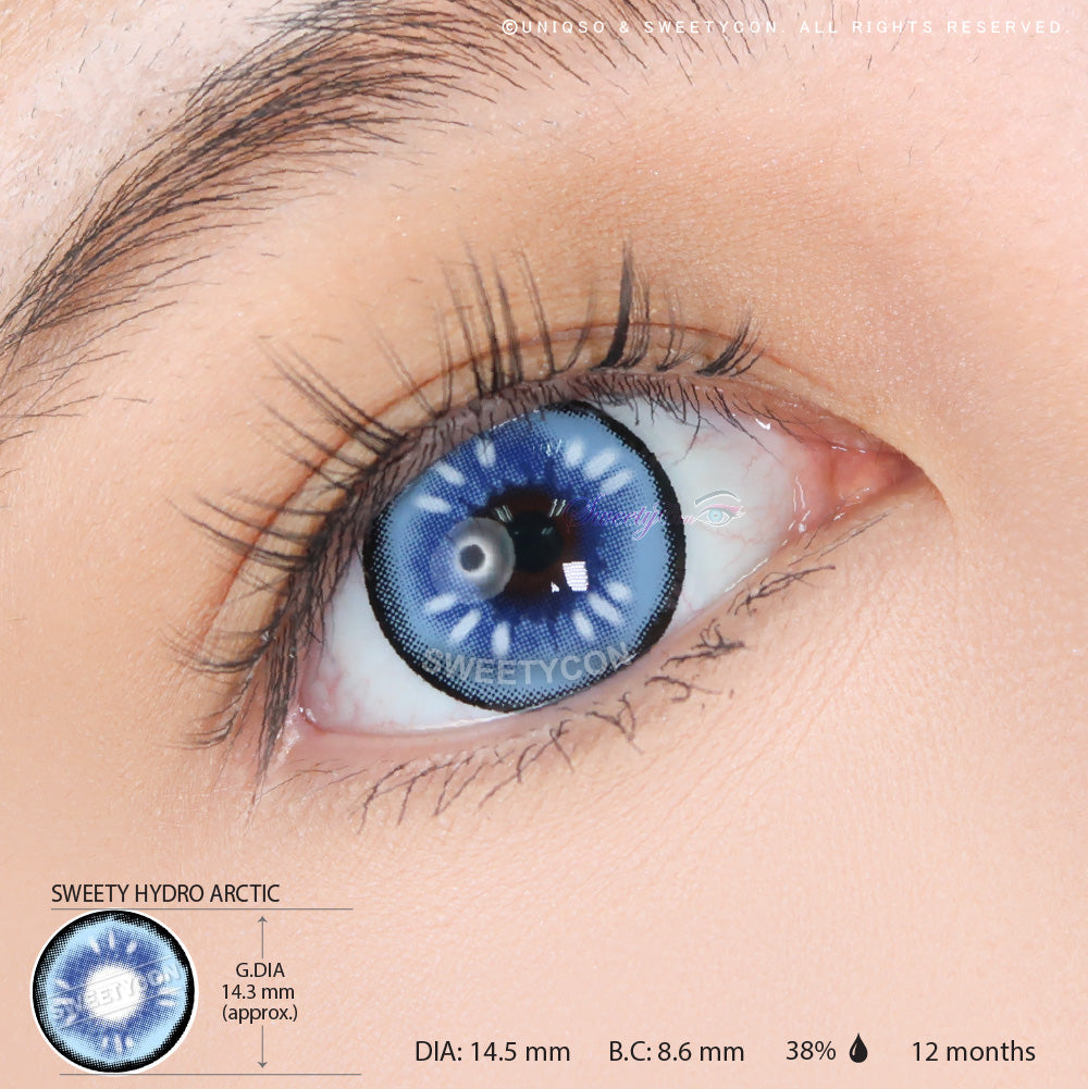 Sweety Hydro Arctic (1 lens/pack)-Colored Contacts-UNIQSO EU