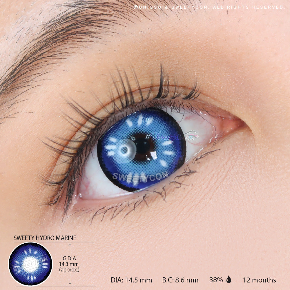 Sweety Hydro Marine (1 lens/pack)-Colored Contacts-UNIQSO EU