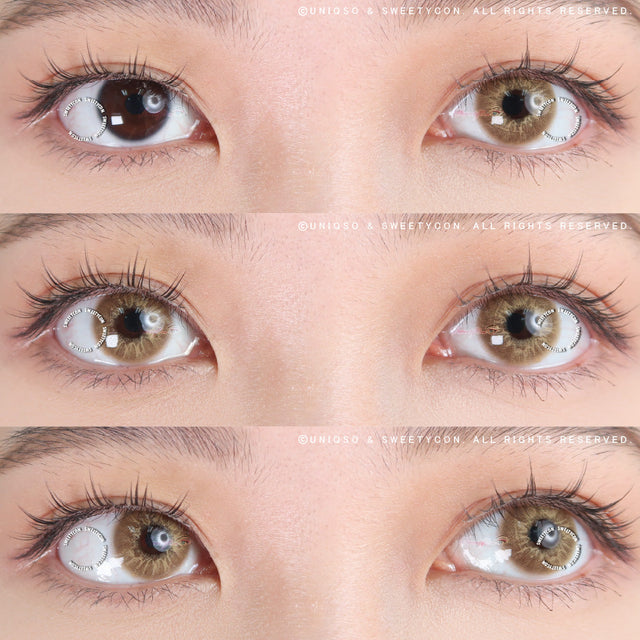 Sweety Love.S Brown (1 lens/pack)-Colored Contacts-UNIQSO EU