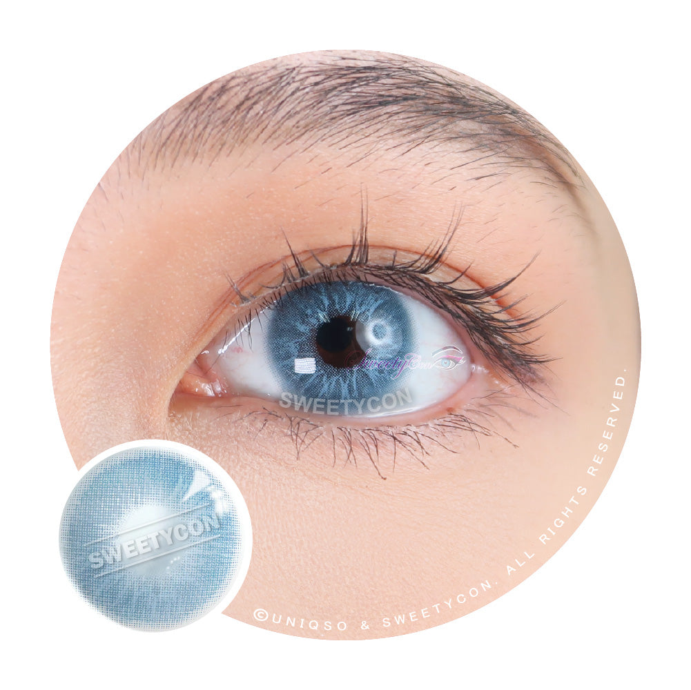 Sweety Love.S Dark Blue (1 lens/pack)-Colored Contacts-UNIQSO EU