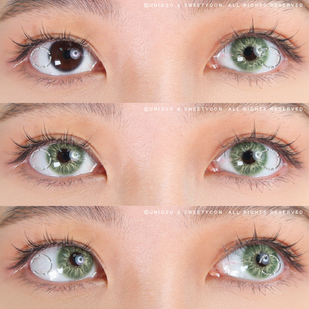 Sweety Love.S Green (1 lens/pack)-Colored Contacts-UNIQSO EU