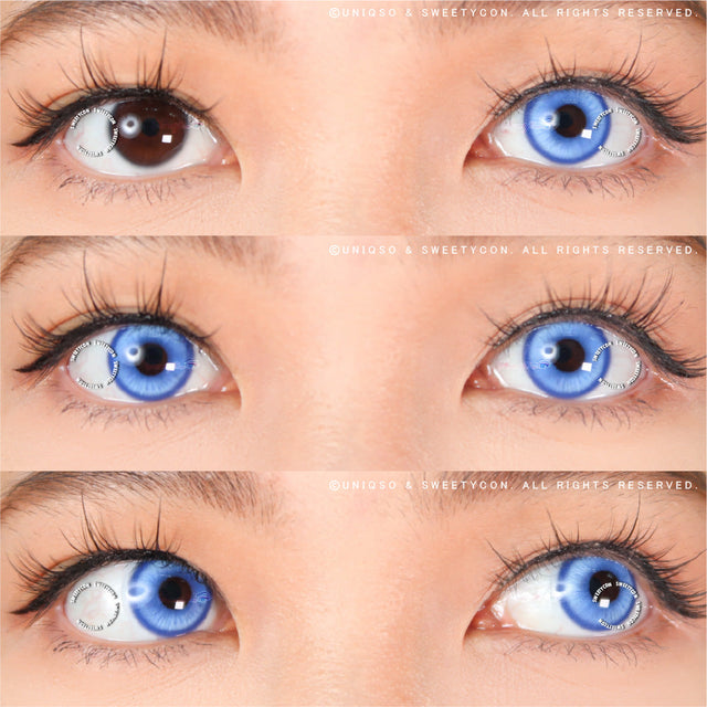 Sweety Magic Pop Brilliant Blue (1 lens/pack)-Colored Contacts-UNIQSO EU