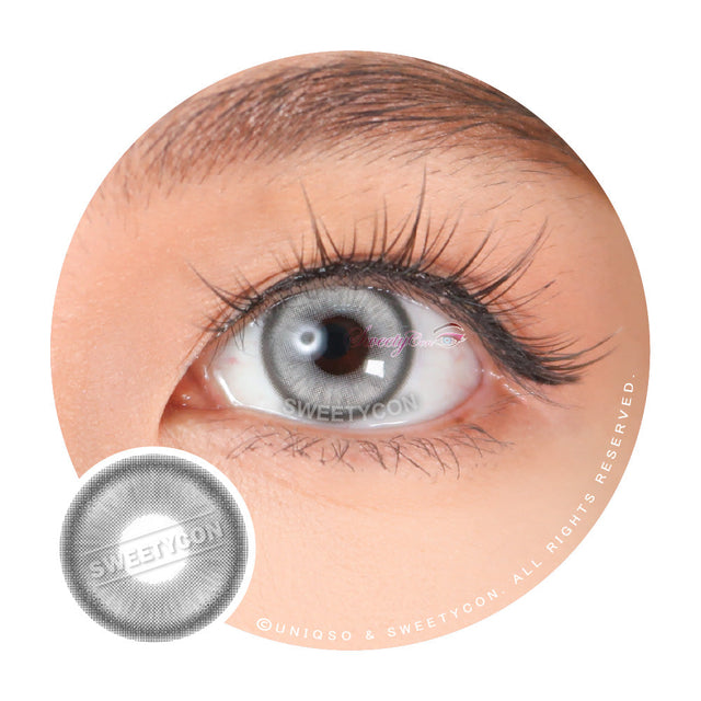 Sweety Magic Pop Grey (1 lens/pack)-Colored Contacts-UNIQSO EU