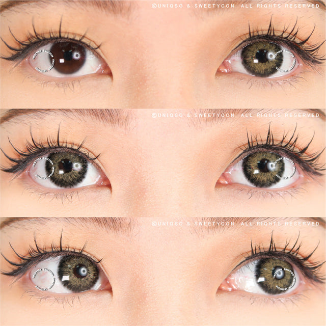 Sweety Magnificent Devils Triangle Black (1 lens/pack)-Colored Contacts-UNIQSO EU