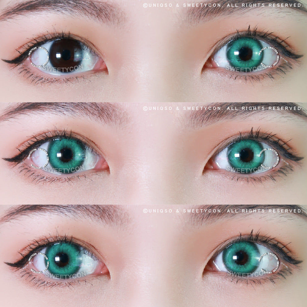 Sweety Milkshake Green (1 lens/pack)-Colored Contacts-UNIQSO EU