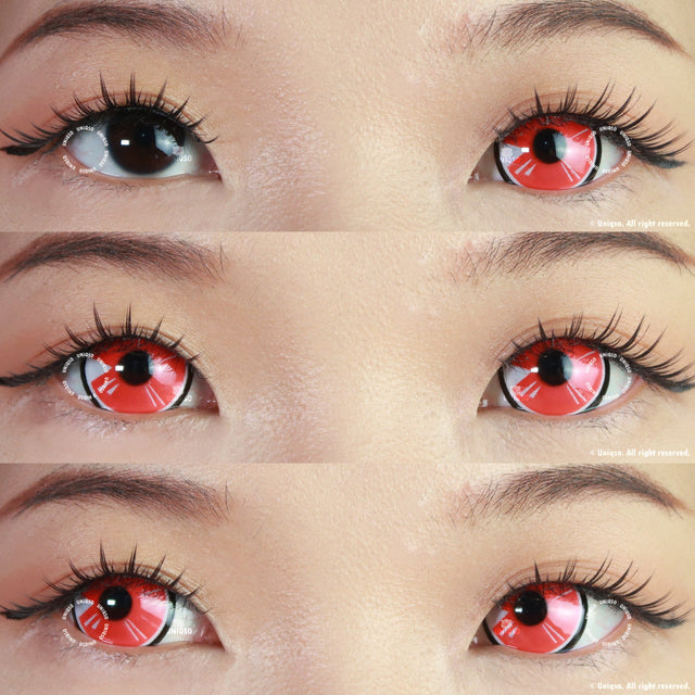 Sweety Mini Sclera Anime Red (1 lens/pack)-Mini Sclera Contacts-UNIQSO EU