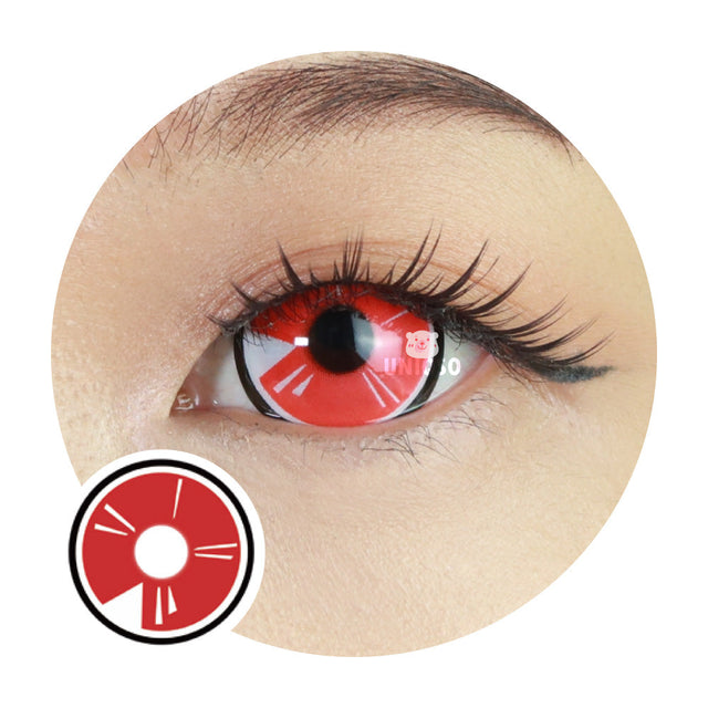 Sweety Mini Sclera Anime Red (1 lens/pack)-Mini Sclera Contacts-UNIQSO EU