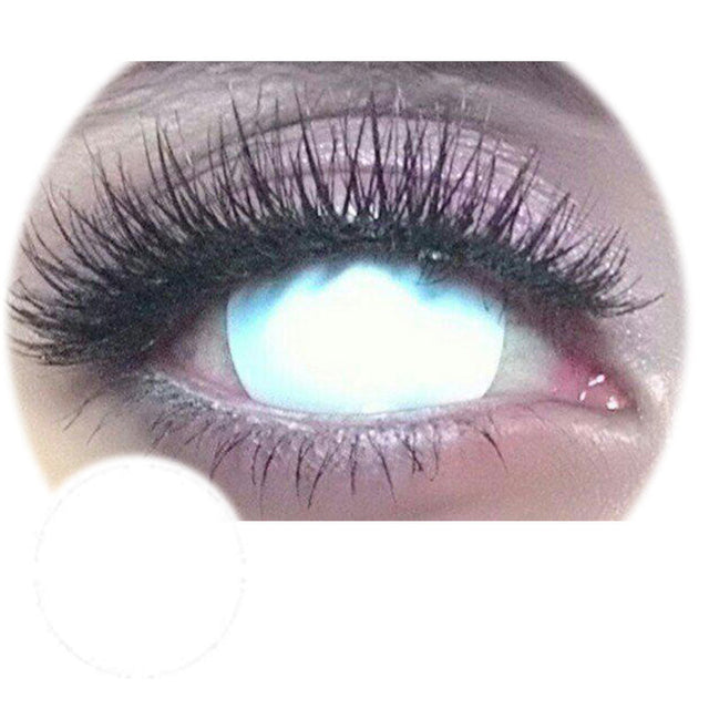 Sweety Mini Sclera Blind White (1 lens/pack)-Mini Sclera Contacts-UNIQSO EU