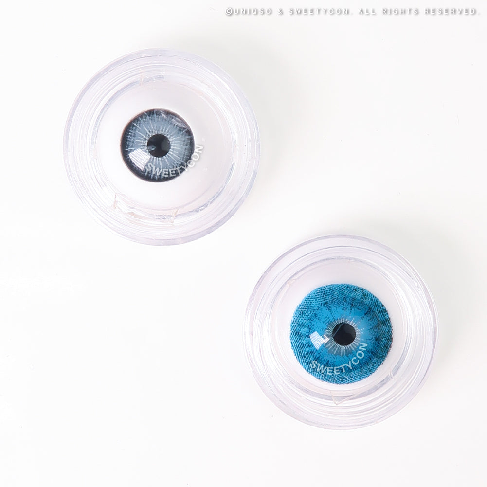 Sweety Mini Sclera Blue Devil (1 lens/pack)-Mini Sclera Contacts-UNIQSO EU