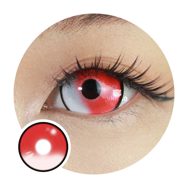 Sweety Mini Sclera Cloud Rim Red (1 lens/pack)-Mini Sclera Contacts-UNIQSO EU