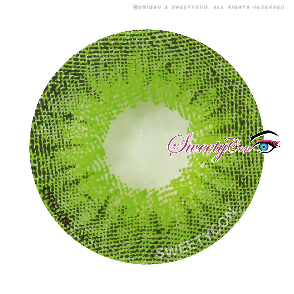 Sweety Mini Sclera Green Devil (1 lens/pack)-Mini Sclera Contacts-UNIQSO EU
