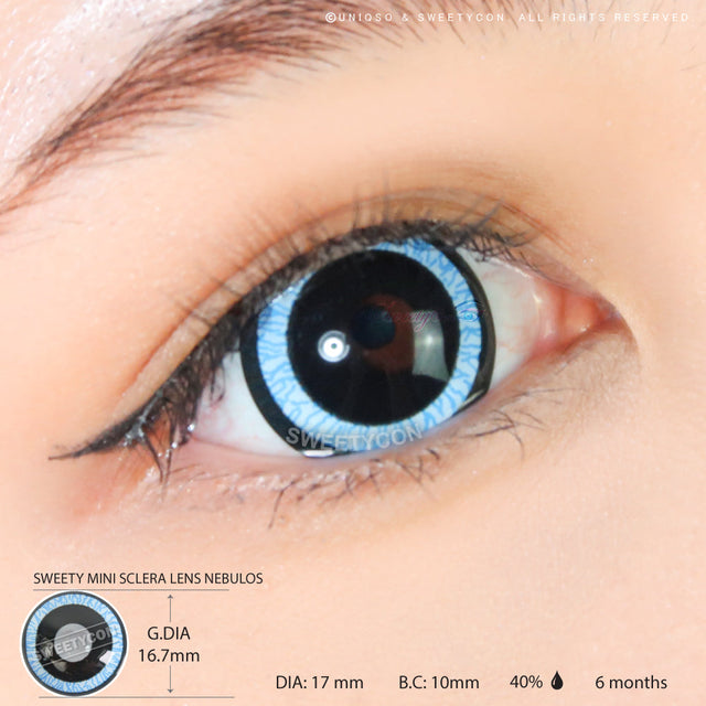 Sweety Mini Sclera Lens Nebulos (1 lens/pack)-Mini Sclera Contacts-UNIQSO EU