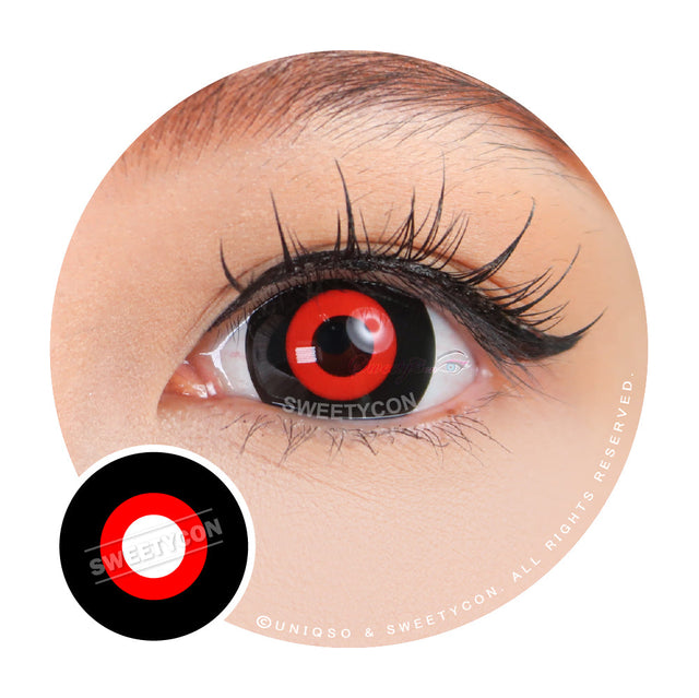 Sweety Mini Sclera Lens Red Ghouls (1 lens/pack)-Mini Sclera Contacts-UNIQSO EU
