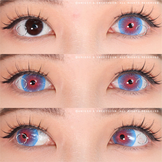 Sweety Mini Sclera Mystic Flame (1 lens/pack)-Mini Sclera Contacts-UNIQSO EU