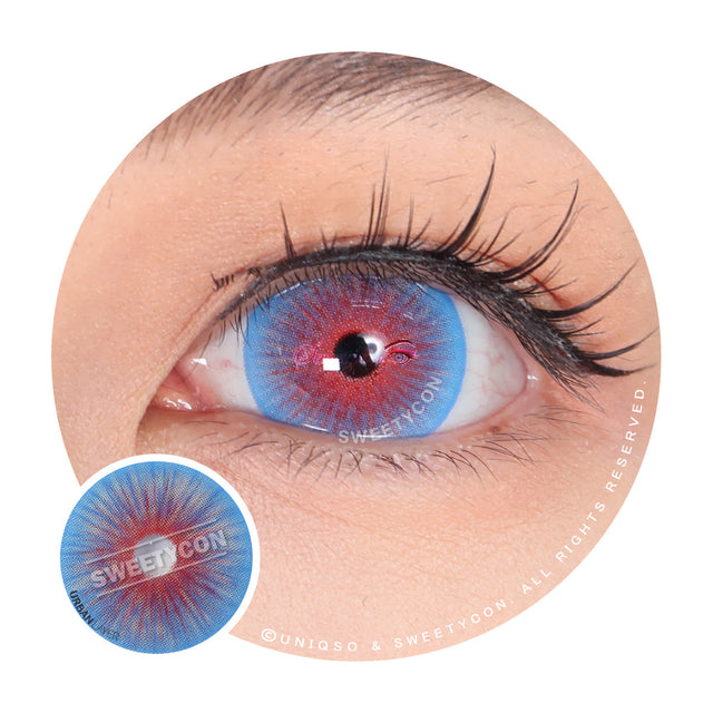 Sweety Mini Sclera Mystic Flame (1 lens/pack)-Mini Sclera Contacts-UNIQSO EU
