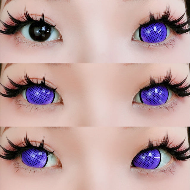 Sweety Mini Sclera Violet Mesh Rim (1 lens/pack)-Mini Sclera Contacts-UNIQSO EU