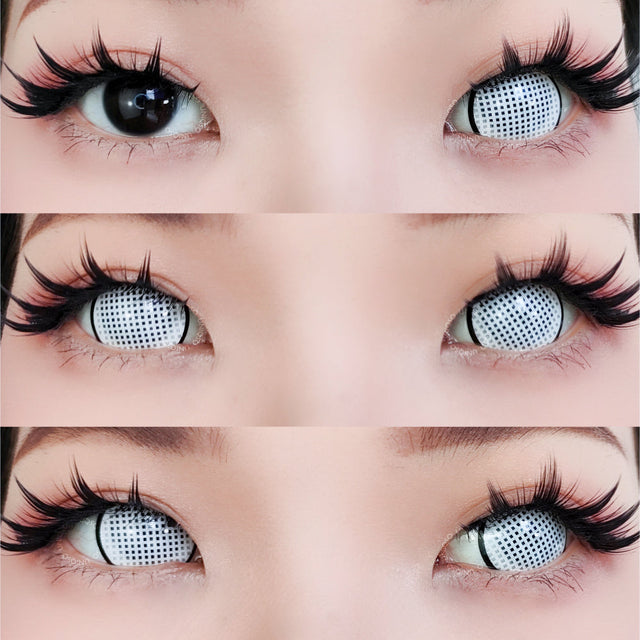 Sweety Mini Sclera White Mesh Rim (1 lens/pack)-Mini Sclera Contacts-UNIQSO EU