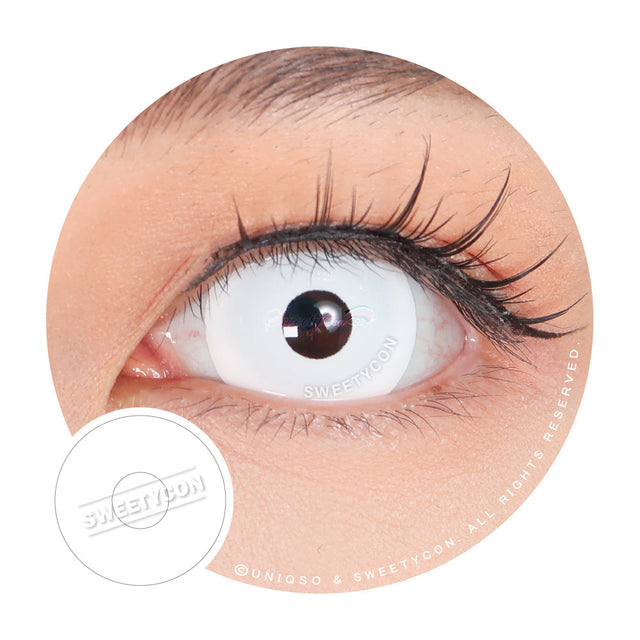 Sweety Mini Sclera White Out (1 lens/pack)-Mini Sclera Contacts-UNIQSO EU