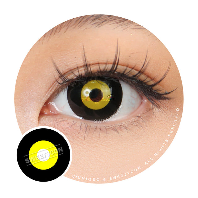 Sweety Mini Yellow Ghoul (1 lens/pack)-Crazy Contacts-UNIQSO EU